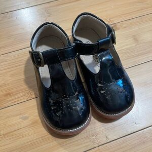 Toddler Girl Black Felix & Flora Dress Shoes